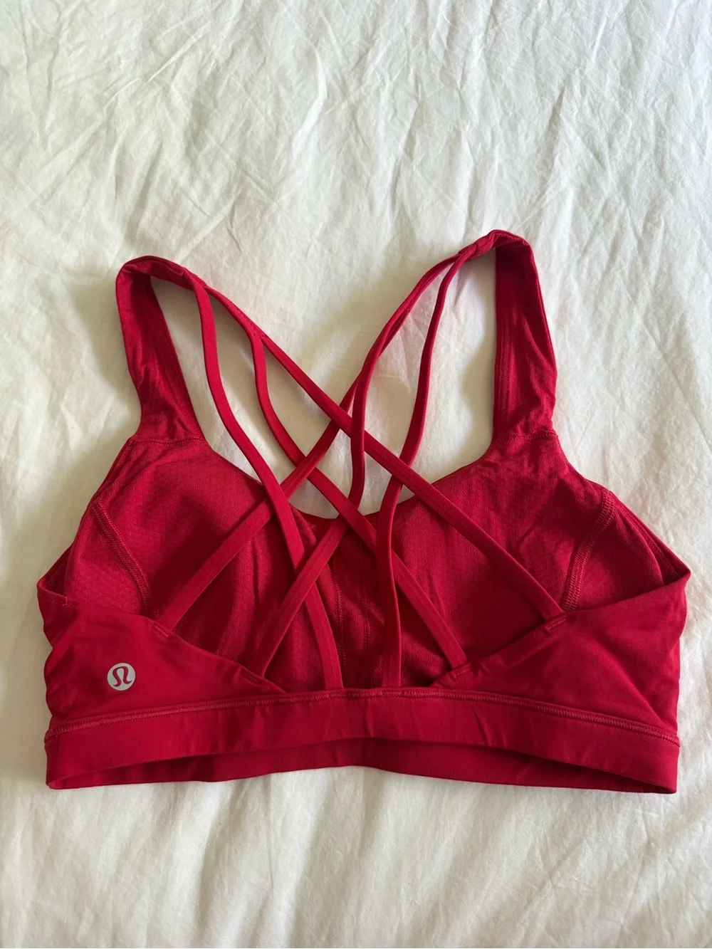 Lululemon Red Free To Be Serene Bra